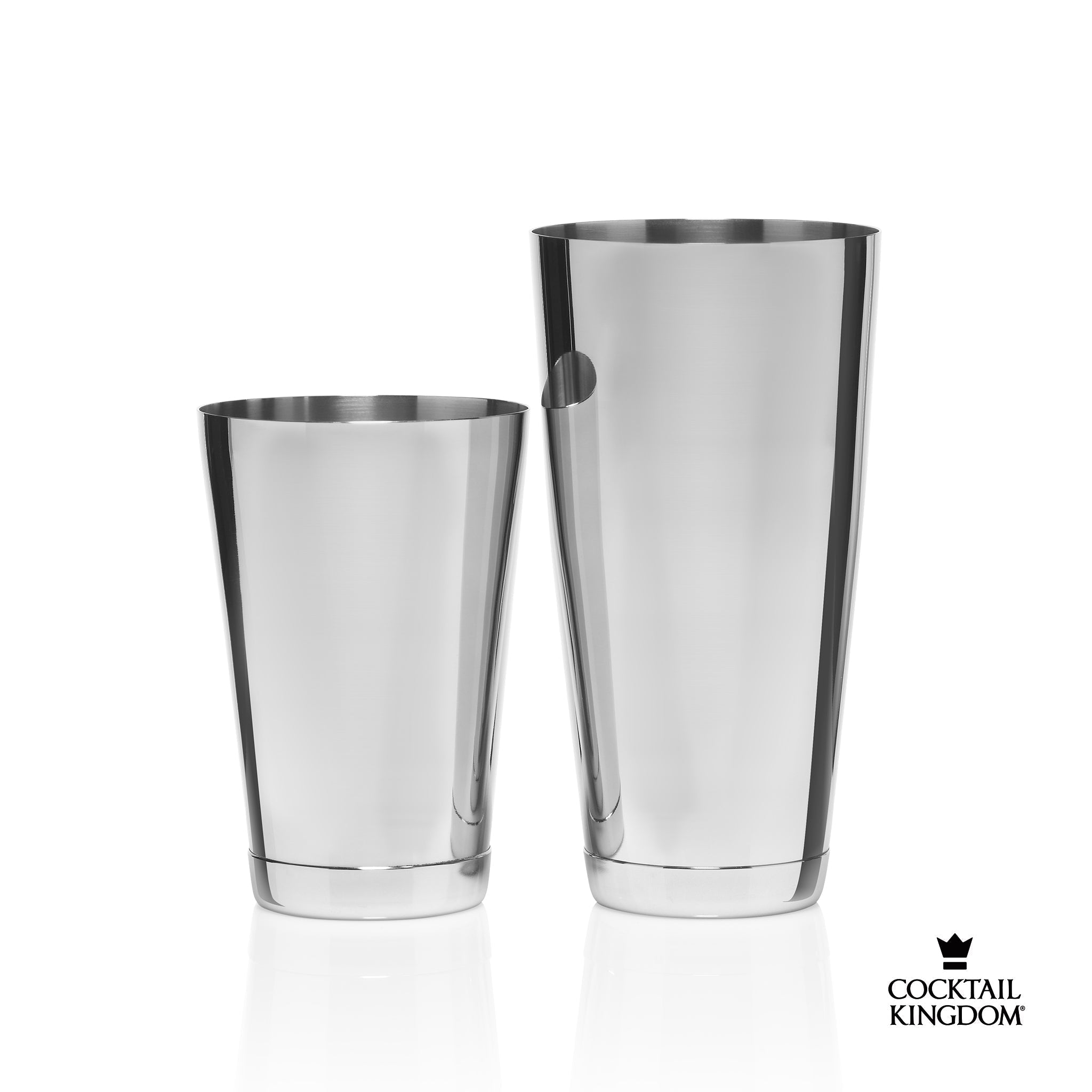 Set de deux shakers à cocktail lestés Koriko® - acier inoxydable