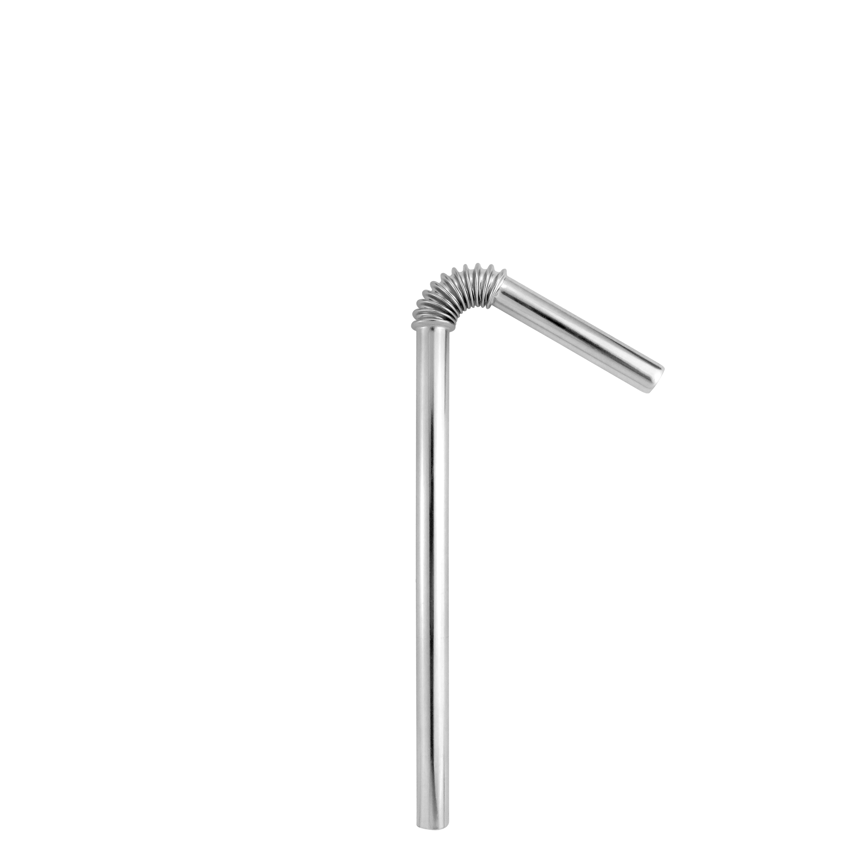 Pailles en acier inoxydable pliables