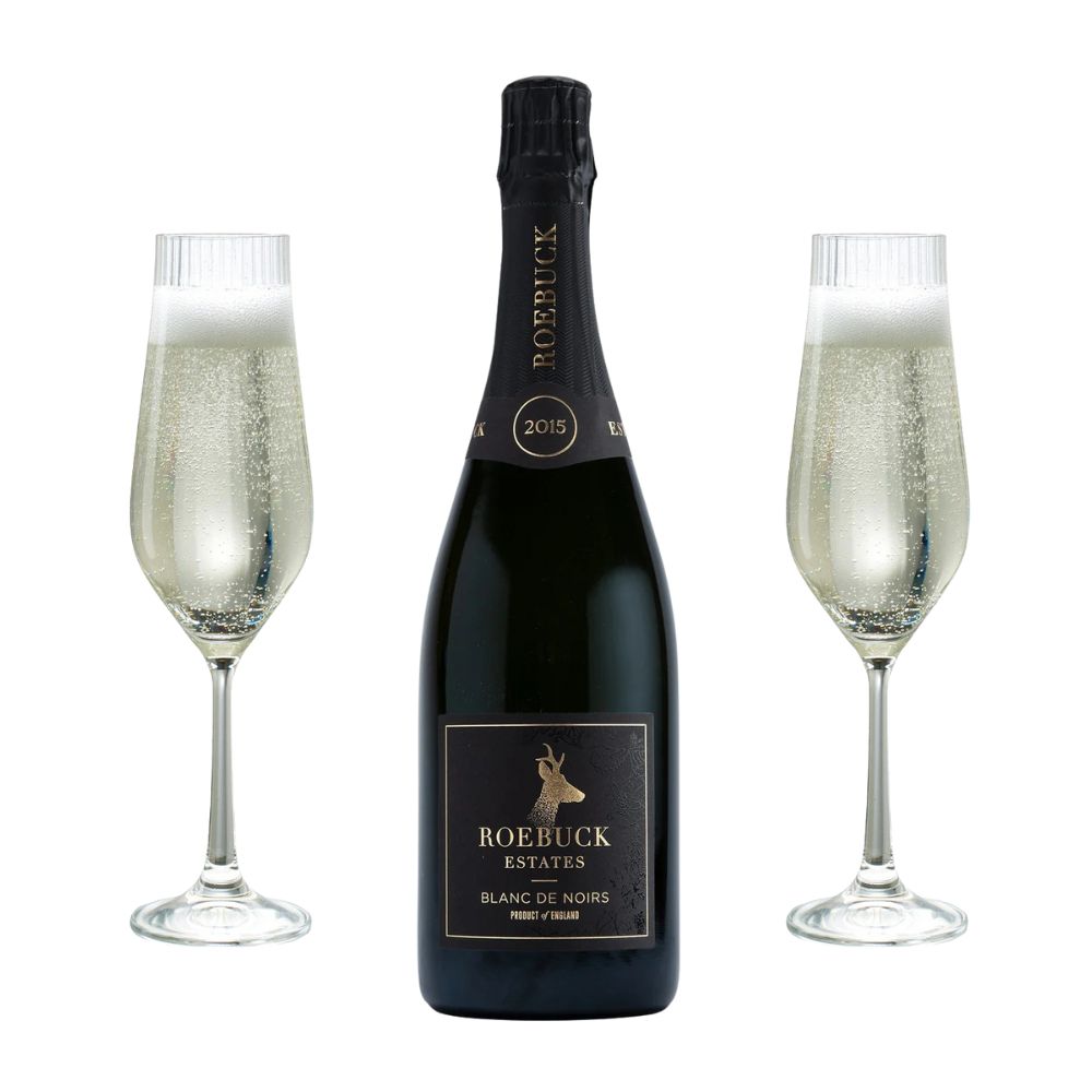 Roebuck Blanc de Noirs 2015 und Gradara Flöten-Bundle