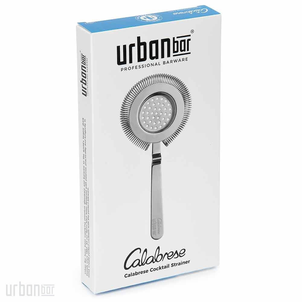 Calabrese Stainless Steel Hawthorne Cocktail Strainer 20.5cm
