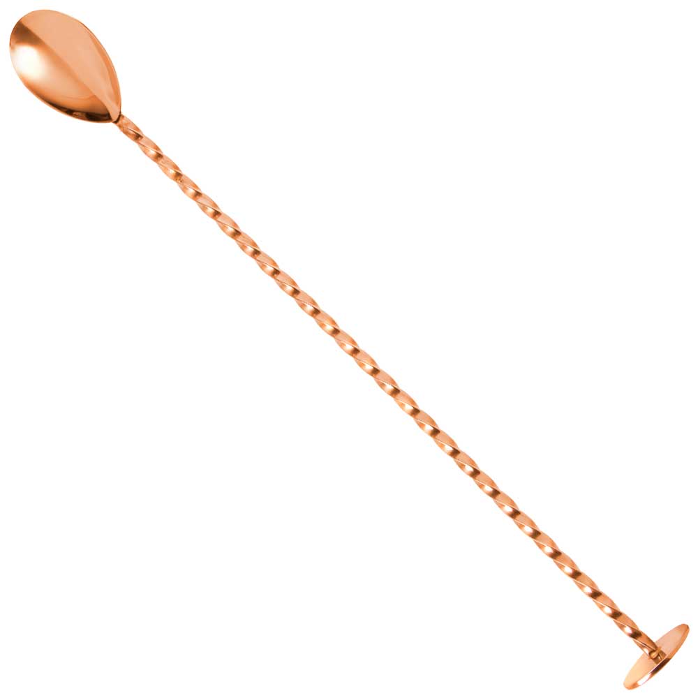 Cuillère de bar classique en cuivre 27 cm