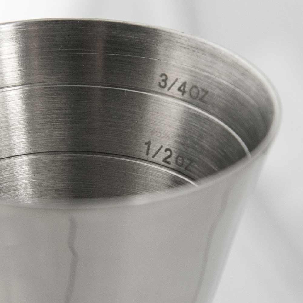 Aero® Edelstahl-Cocktail-Messbecher 1oz/2oz