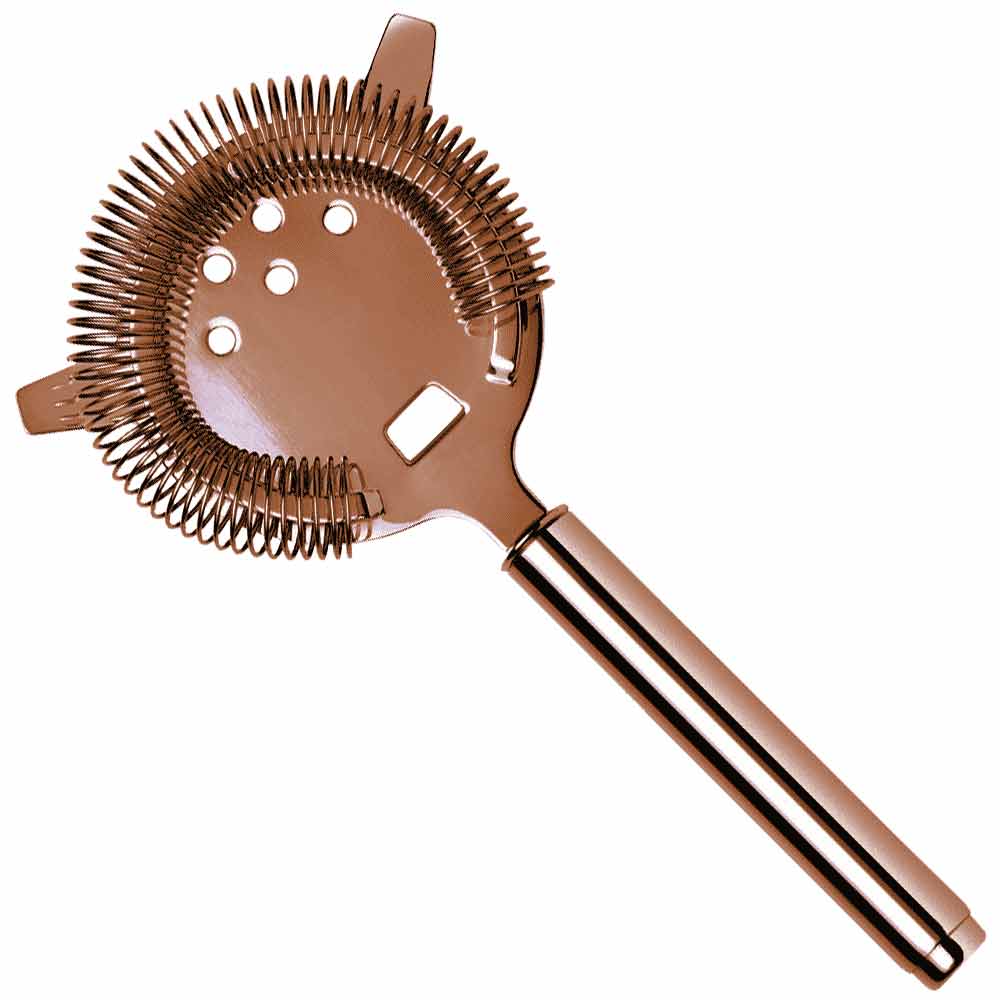 Passoire à cocktail Hawthorne en or rose 20cm