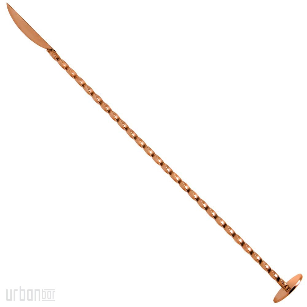 Classic Rose Gold Bar Spoon 27cm