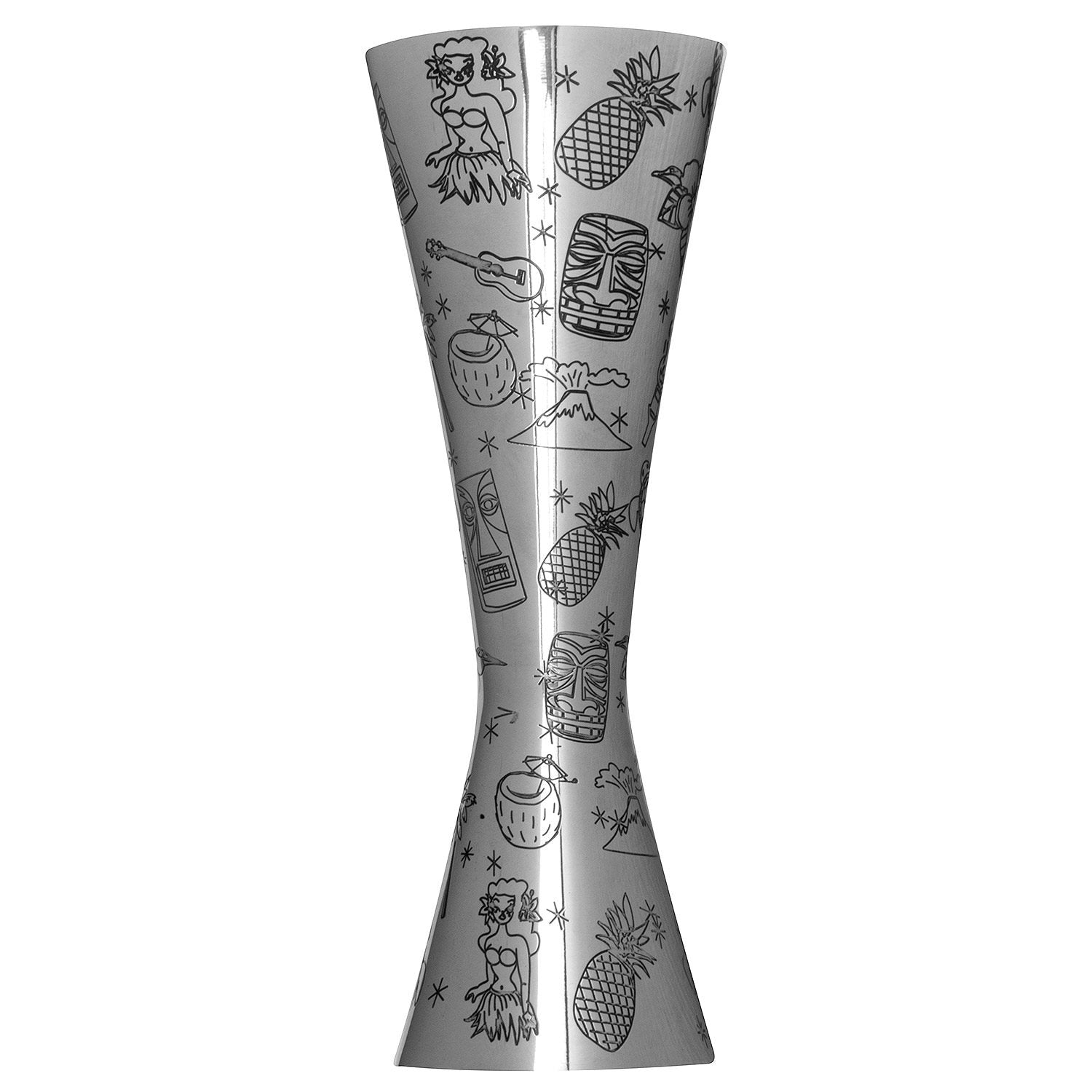 Tiki Aero® Jigger in acciaio inossidabile 1oz/2oz