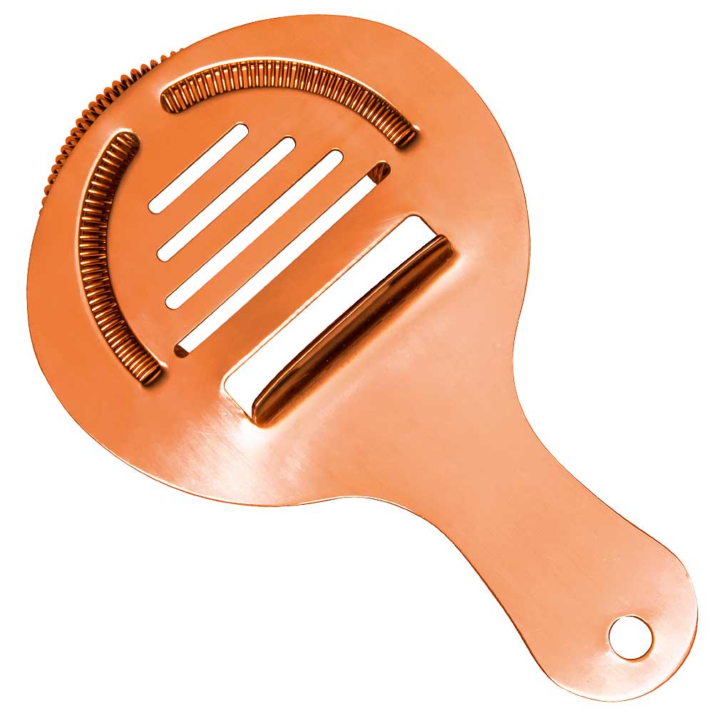 Coley® Passoire à cocktail en cuivre 15,5 cm