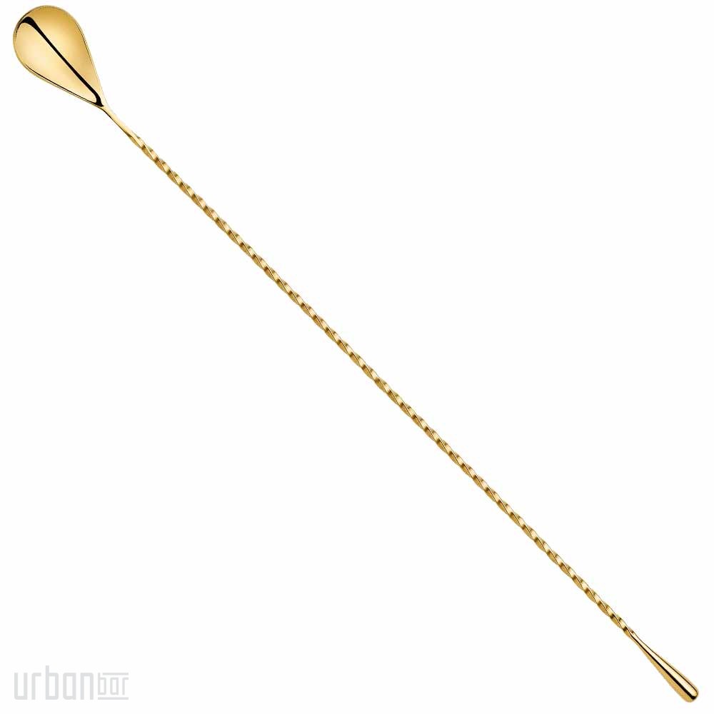 Drop Gold Bar Spoon 40cm