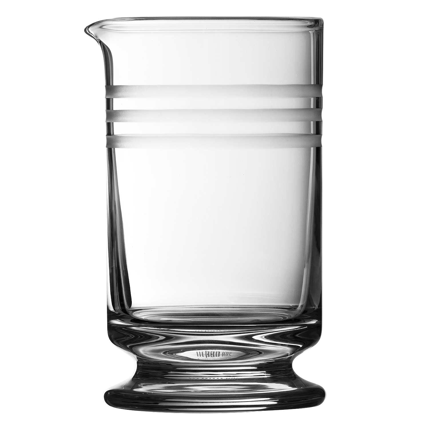 Calabrese Verre à mélange à pied pour cocktail 3 découpes 60cl
