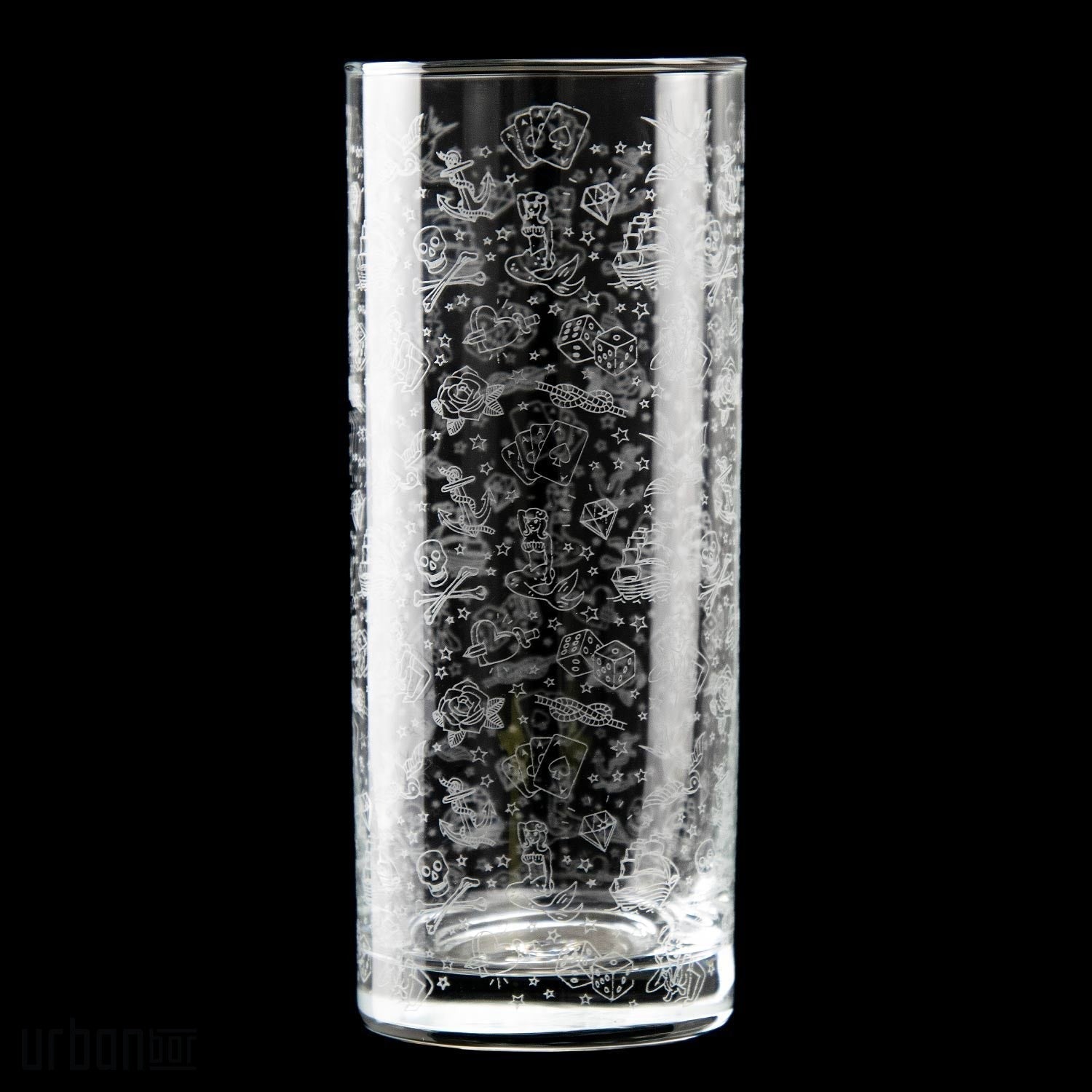 Tattoo Highball Glass 30cl