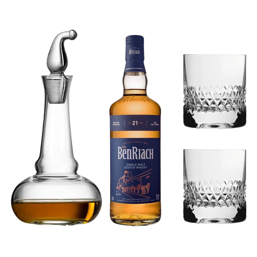 Ben Riach 21 ans Coffret carafe et verre