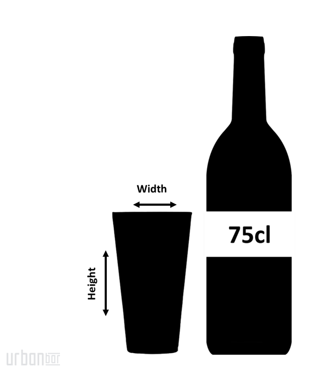 Qubo Crystal Highball Glass 32cl