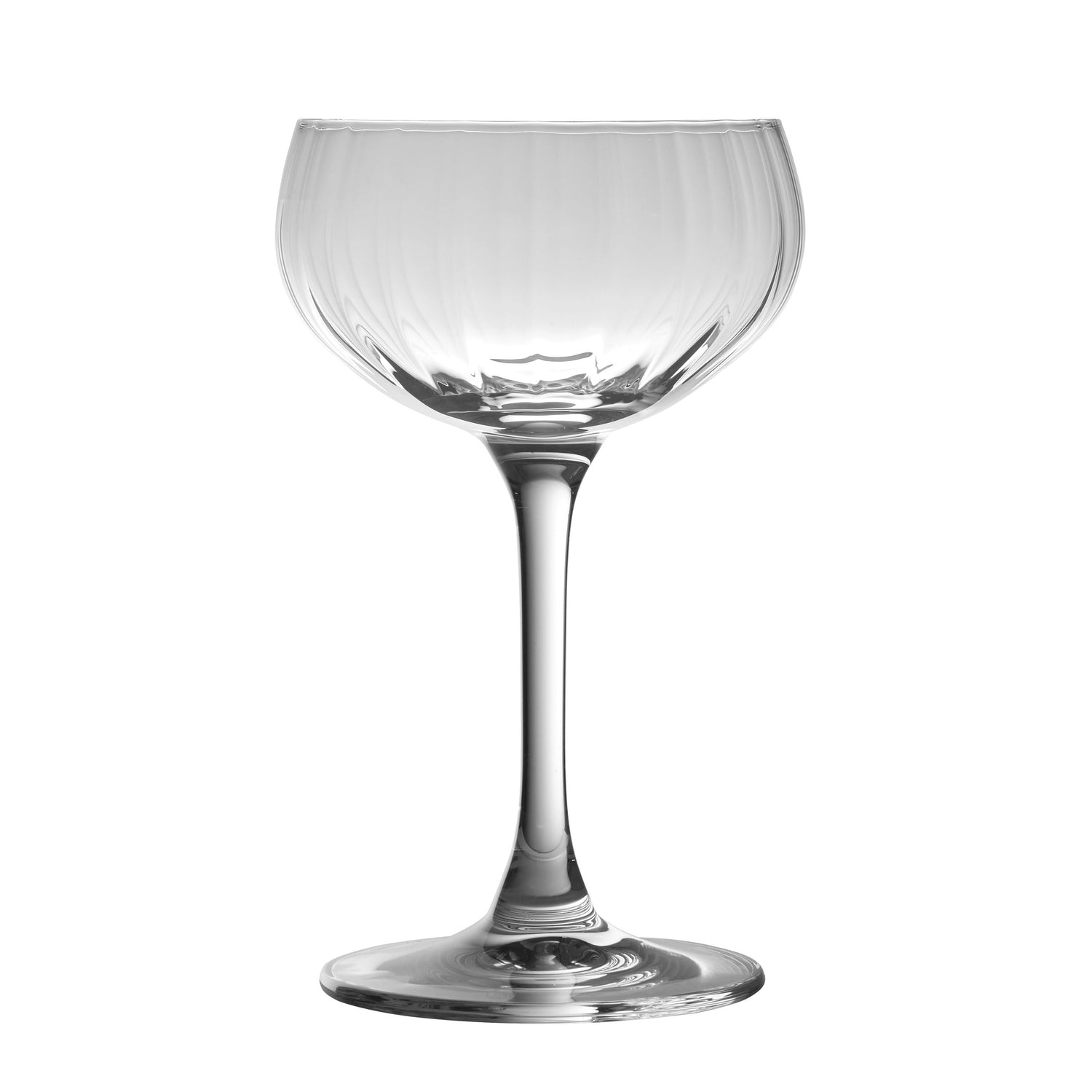 Retro Optic Champagne Glass Coupe 21cl- Box 4