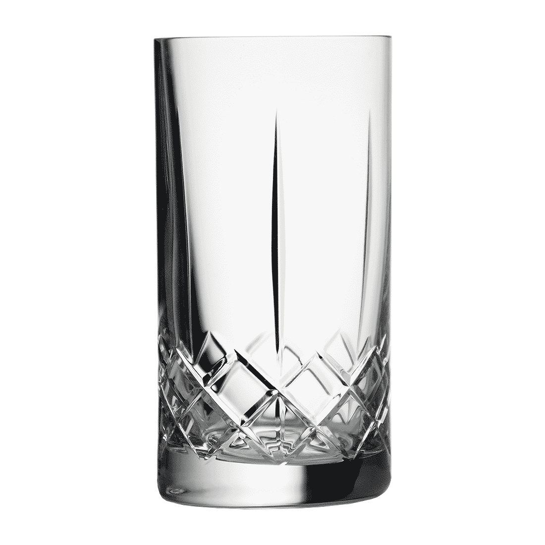 Verre à eau haut Ginza à motif taillé 24cl