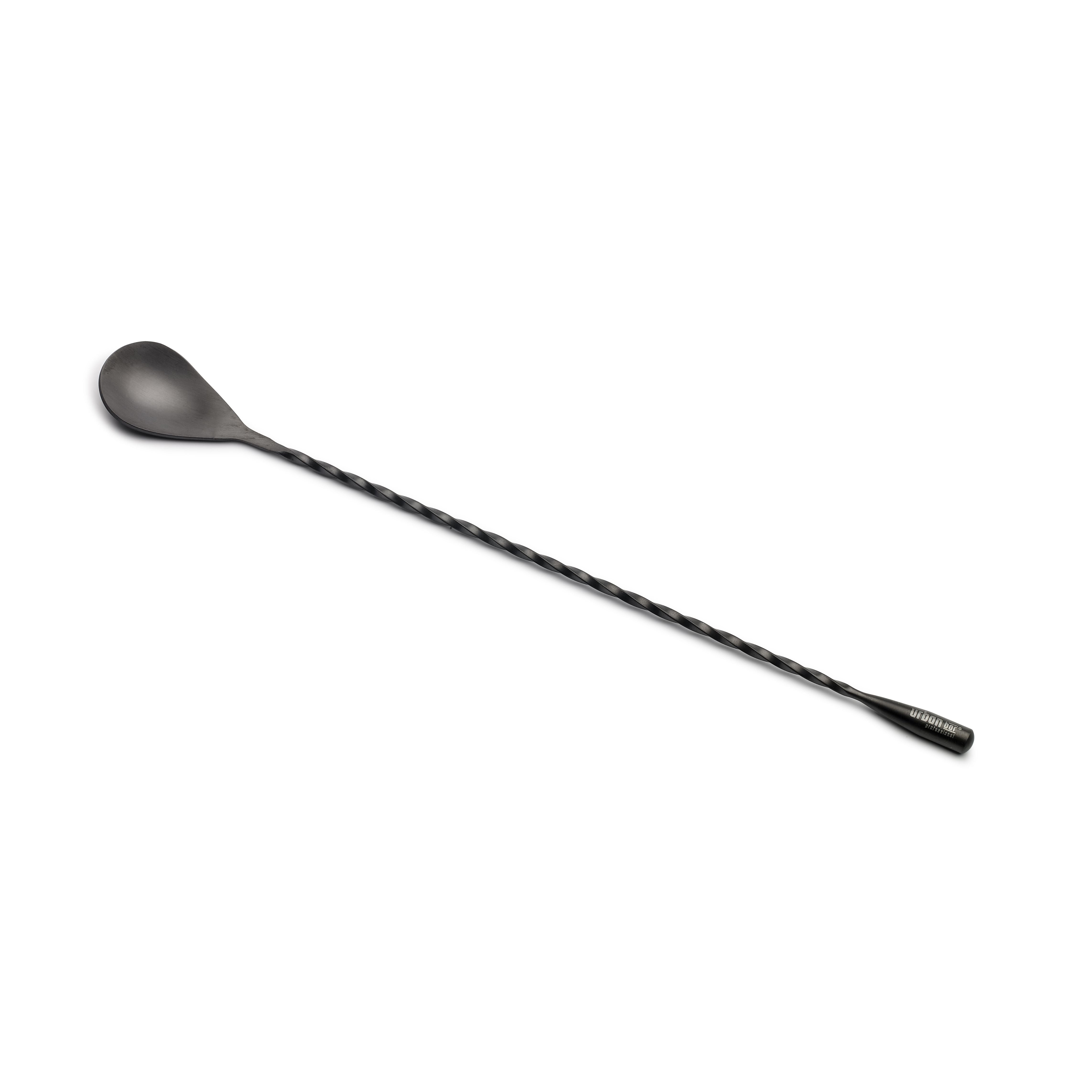 Cuillère de bar noire Drop 30 cm