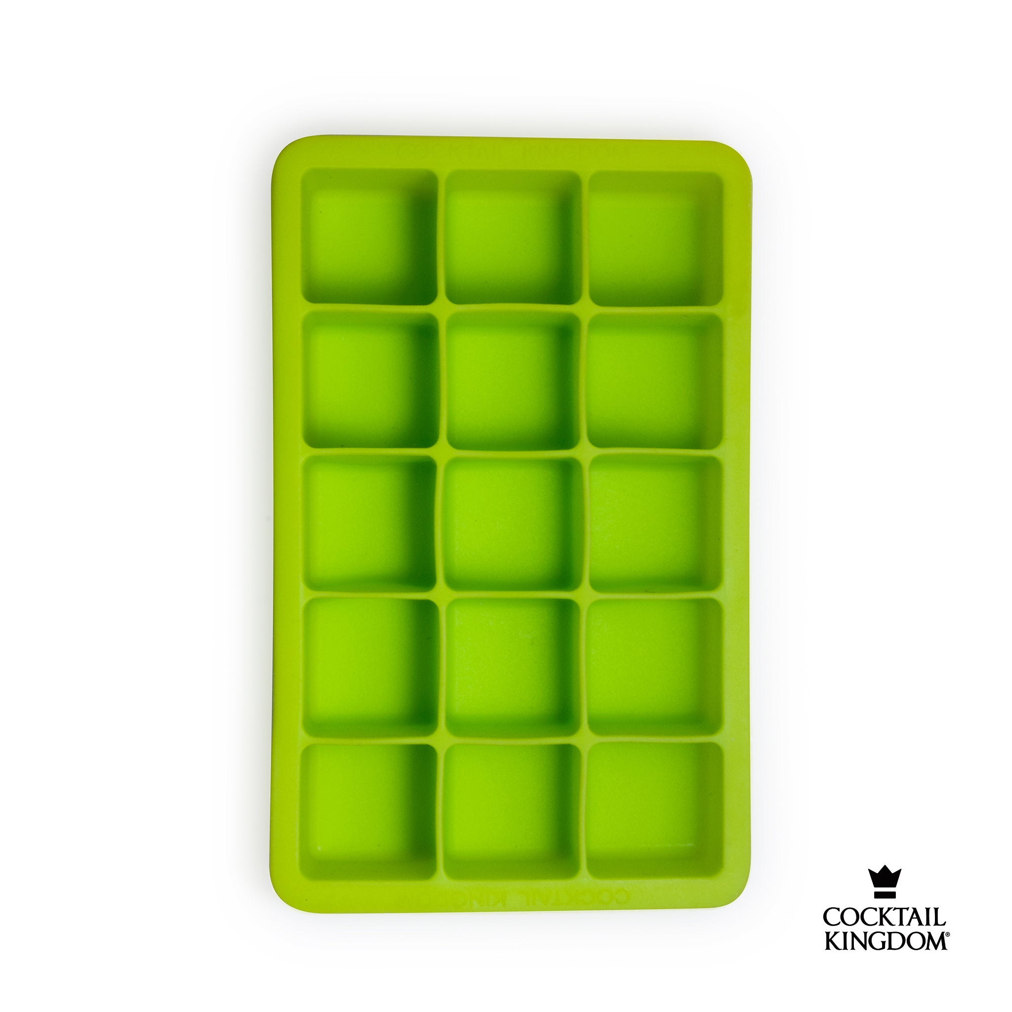 1.25in Square Ice Cube Tray - Green