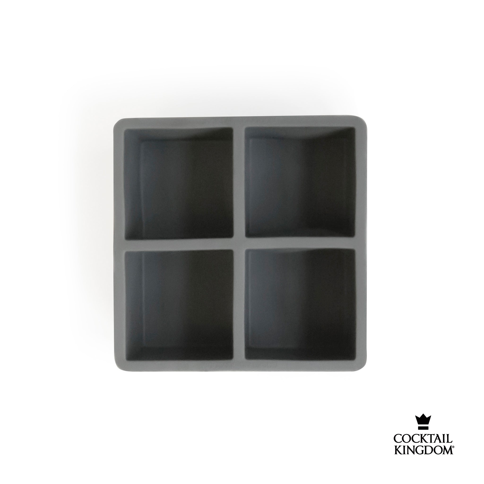 2.5in Square Ice Cube Tray - Grey