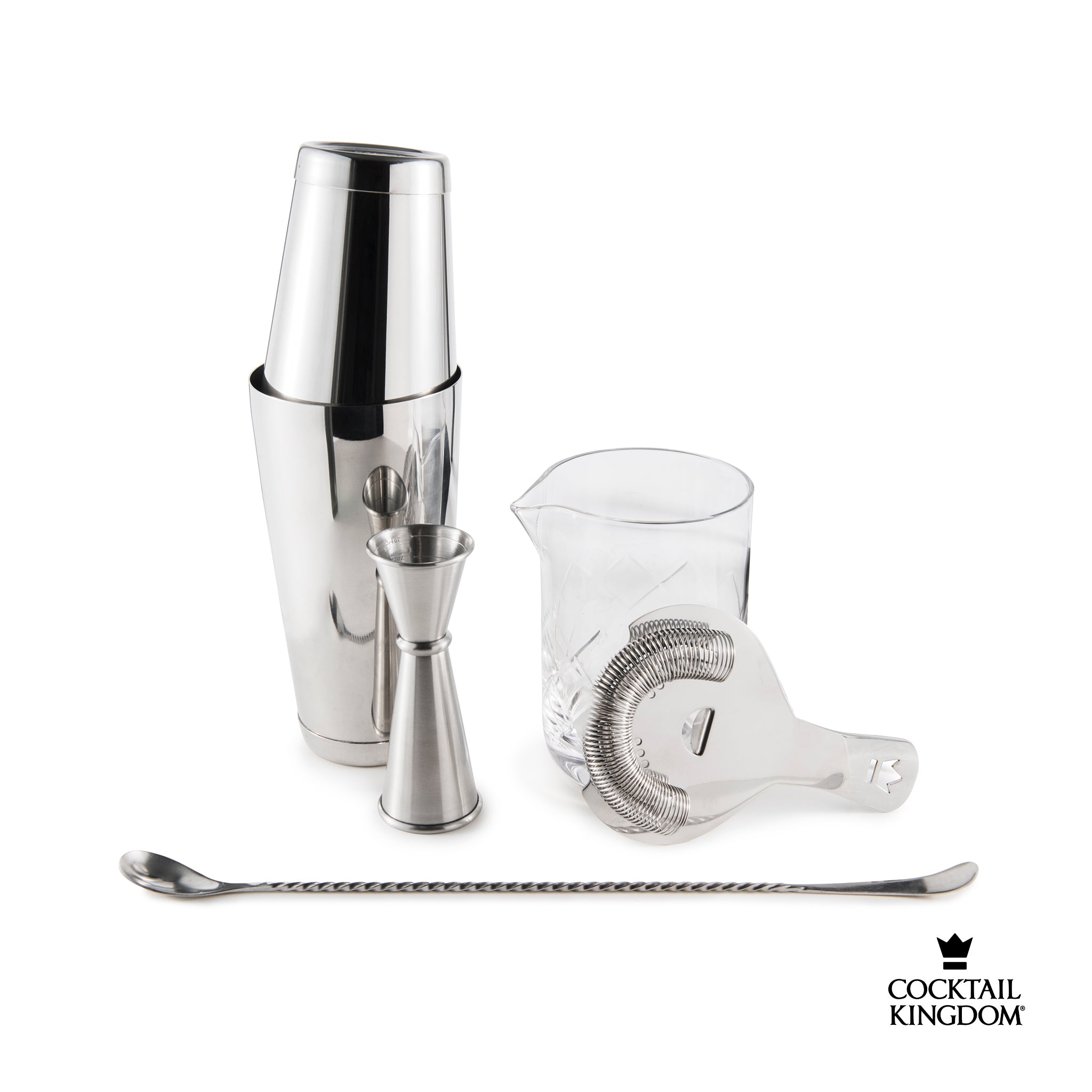 Cocktail Kingdom® Essential Cocktail Set - Stainless Steel