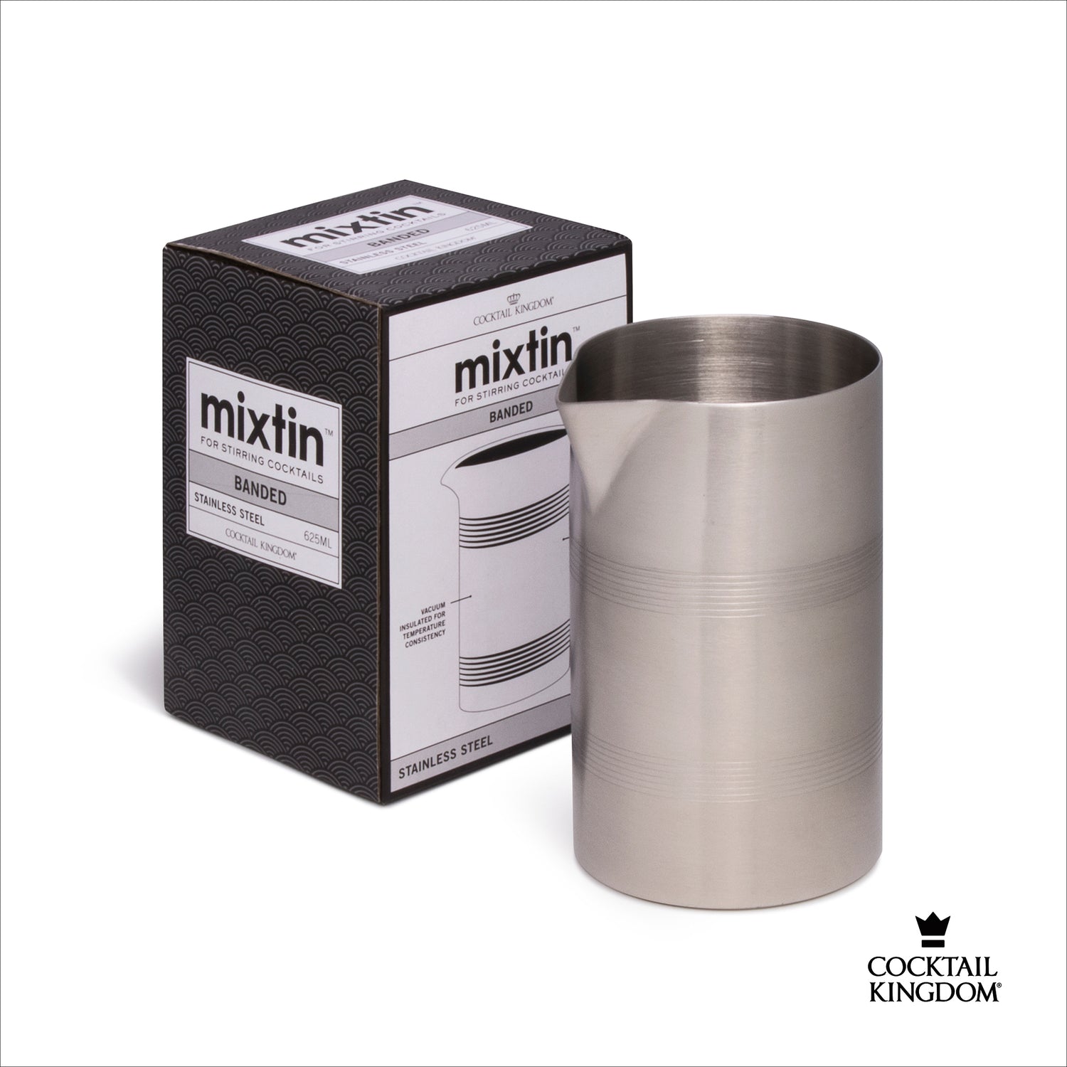 Mixtin Stirring Tin 625ml (21oz) / Banded