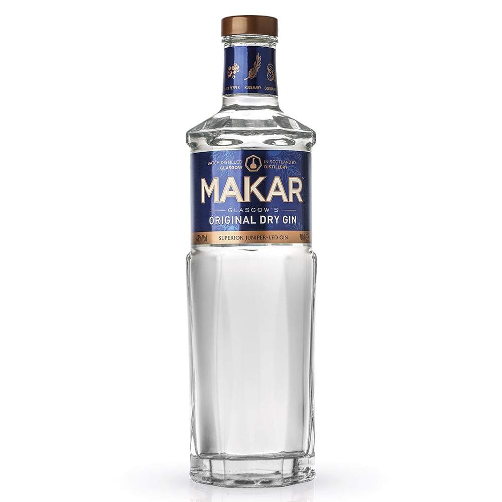 Makar Gin sec original de Glasgow - 70cl