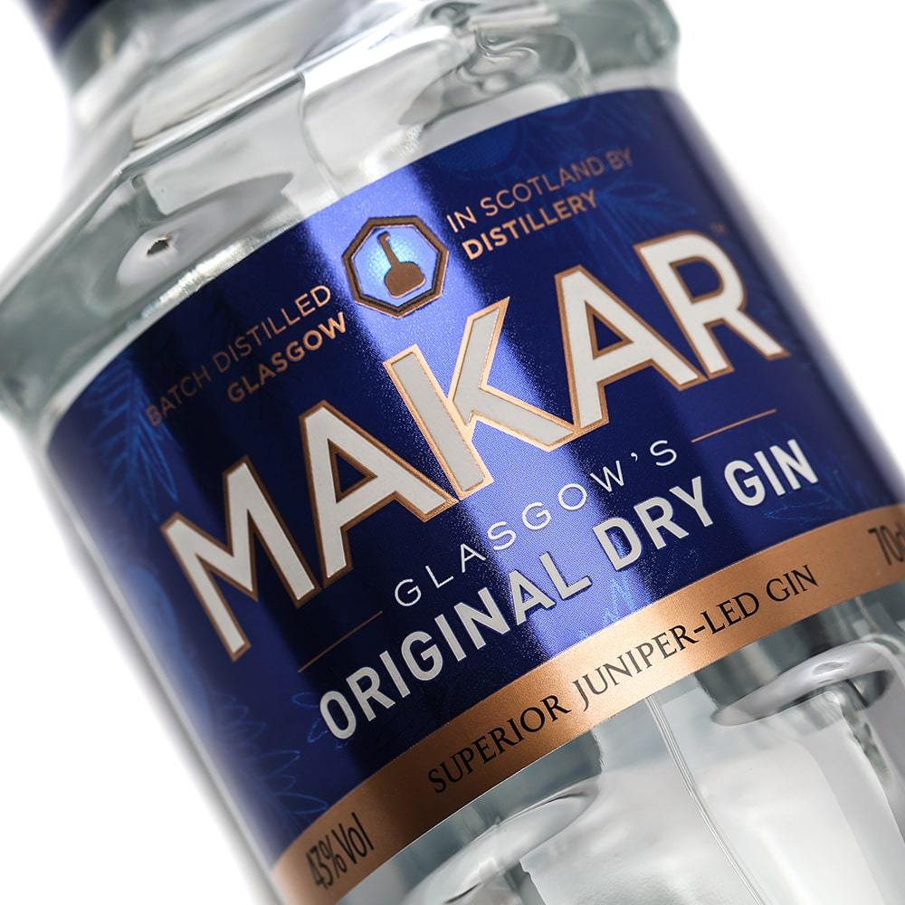 Makar Gin sec original de Glasgow - 70cl