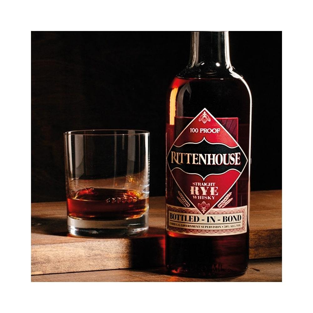Rittenhouse Straight Rye Whiskey 100 Proof - 70cl