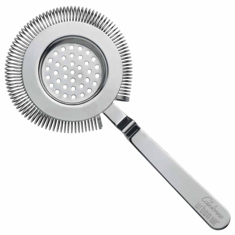 Calabrese Stainless Steel Hawthorne Cocktail Strainer 20.5cm