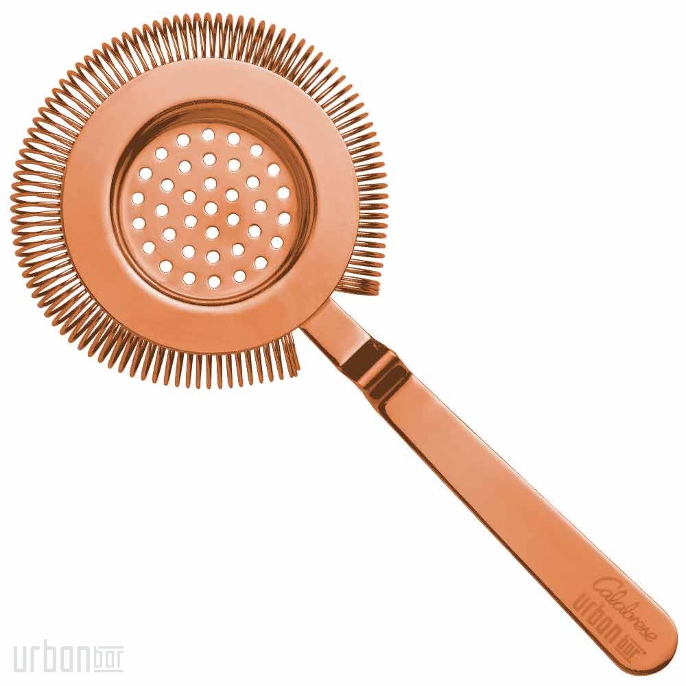 Calabrese Copper Hawthorne Cocktail Strainer Surface Fitting 20.5cm