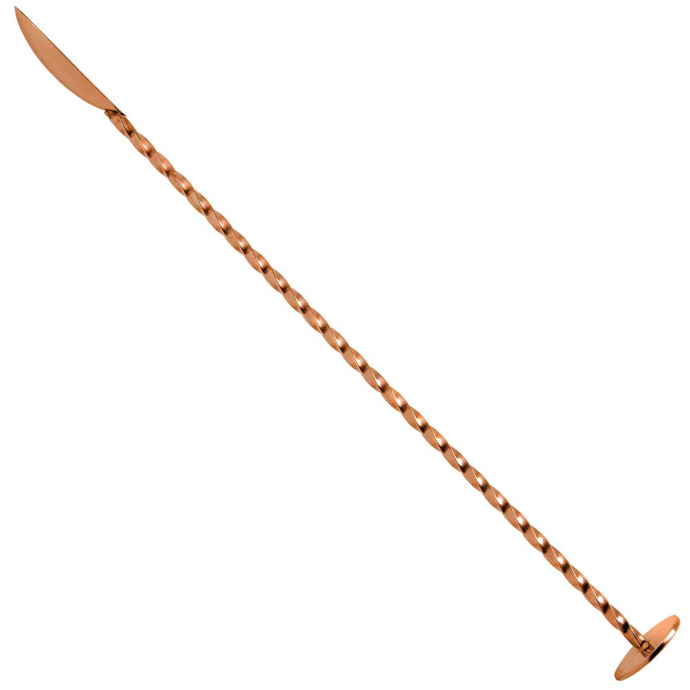 Classic Rose Gold Bar Spoon 27cm