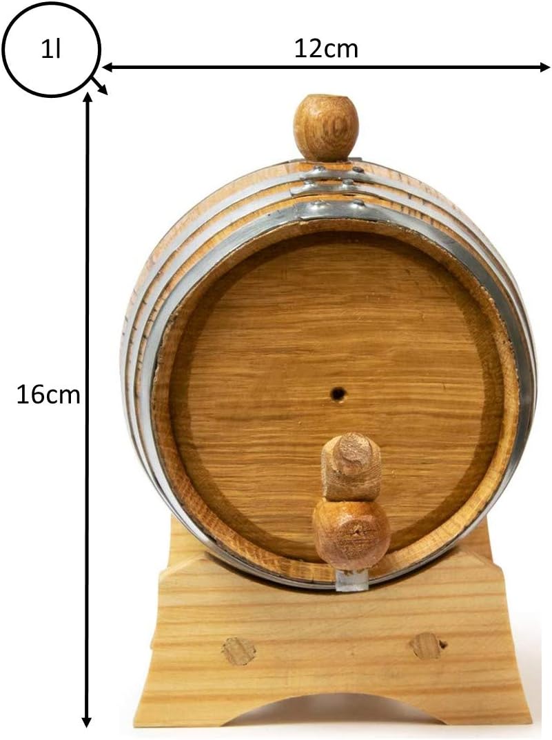 Baril à cocktail de vieillissement en chêne 1 litre