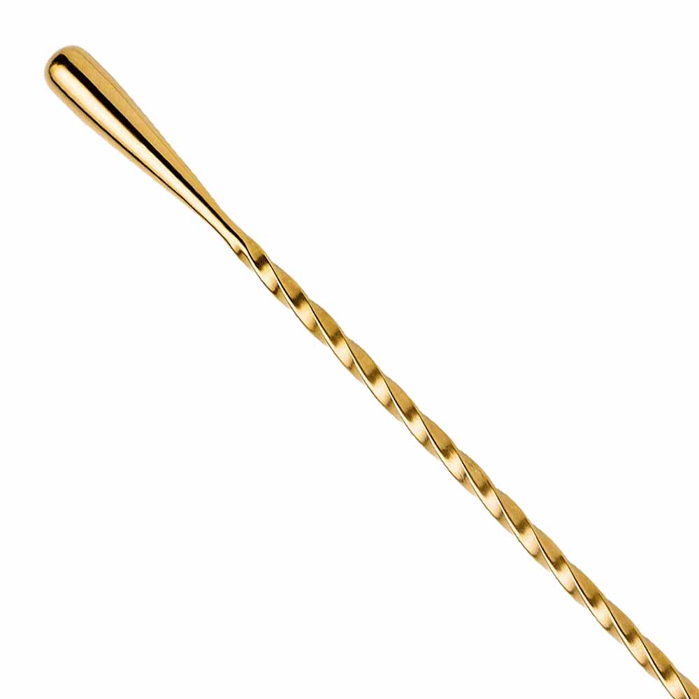 Drop Gold Bar Spoon 30cm