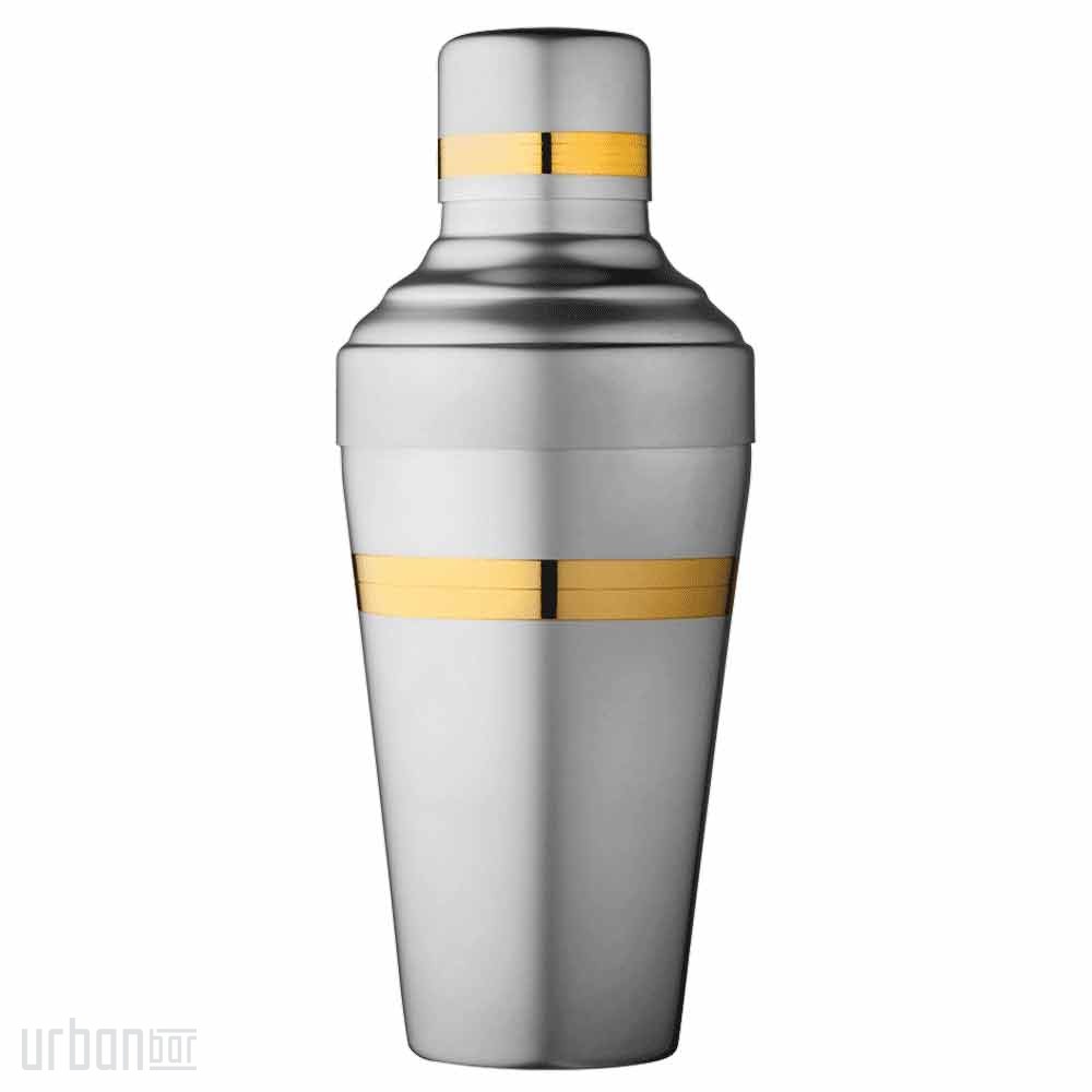 Baron Yukiwa Gold and Matt Steel Shaker 50cl