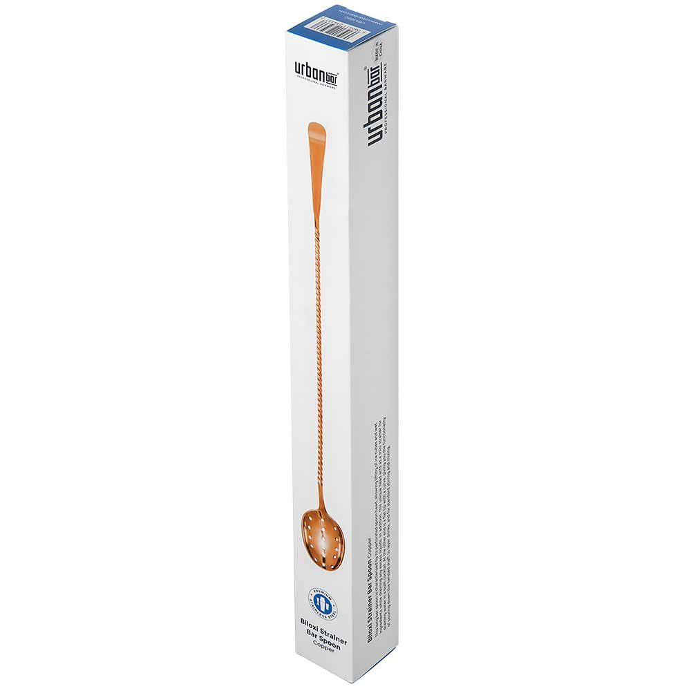 Biloxi Cuillère de bar passoire en cuivre 34.5cm