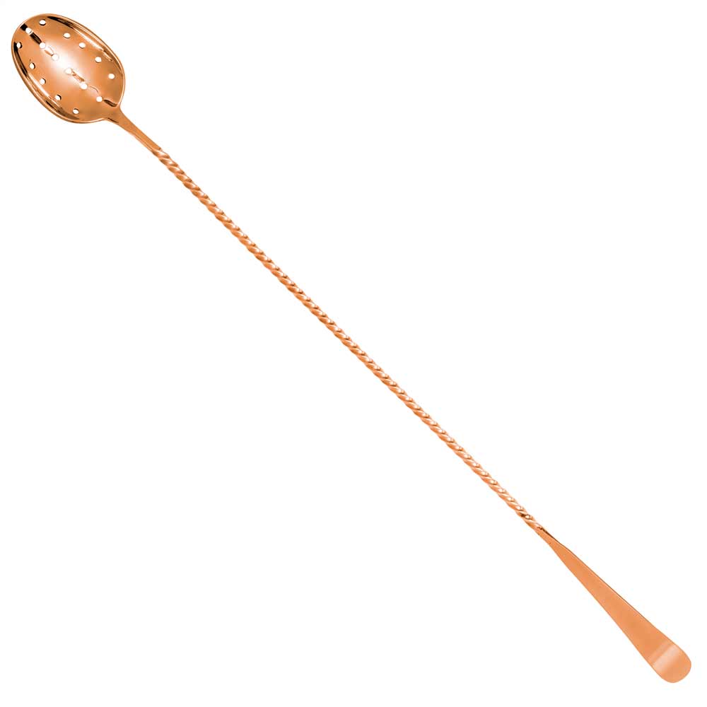 Biloxi Copper Strainer Bar Spoon 34.5cm