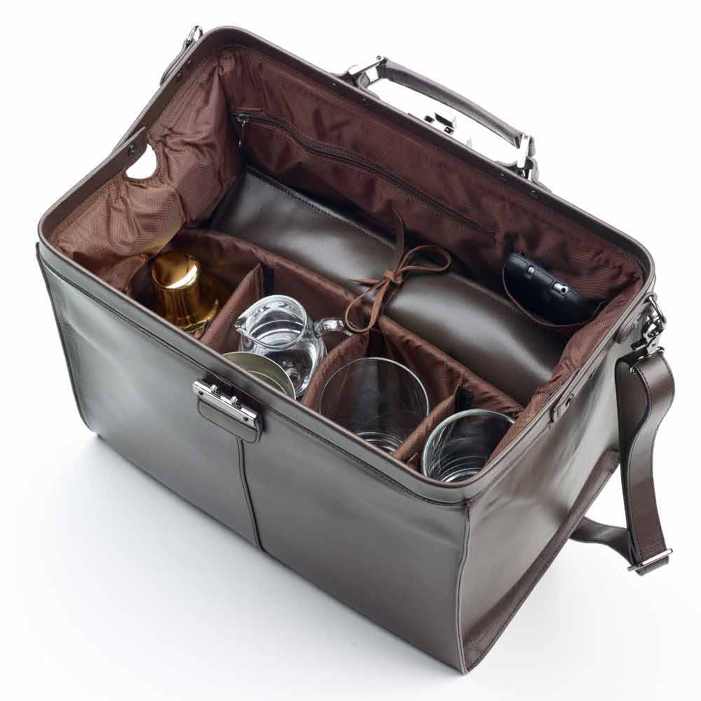 Leather Kit Bag (Brown)