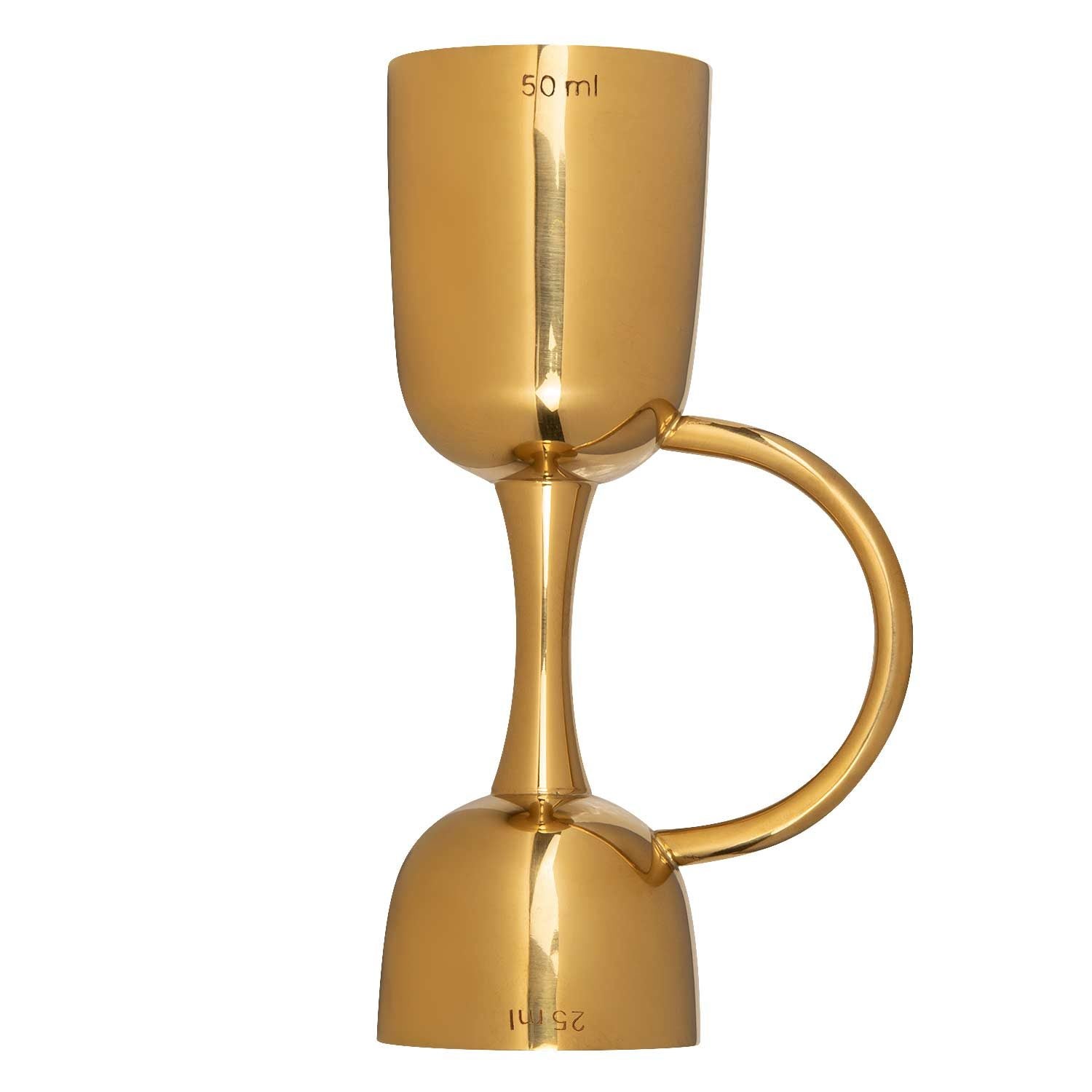 Vaso medidor para cócteles Coley® Gold de 25 ml o 50 ml 