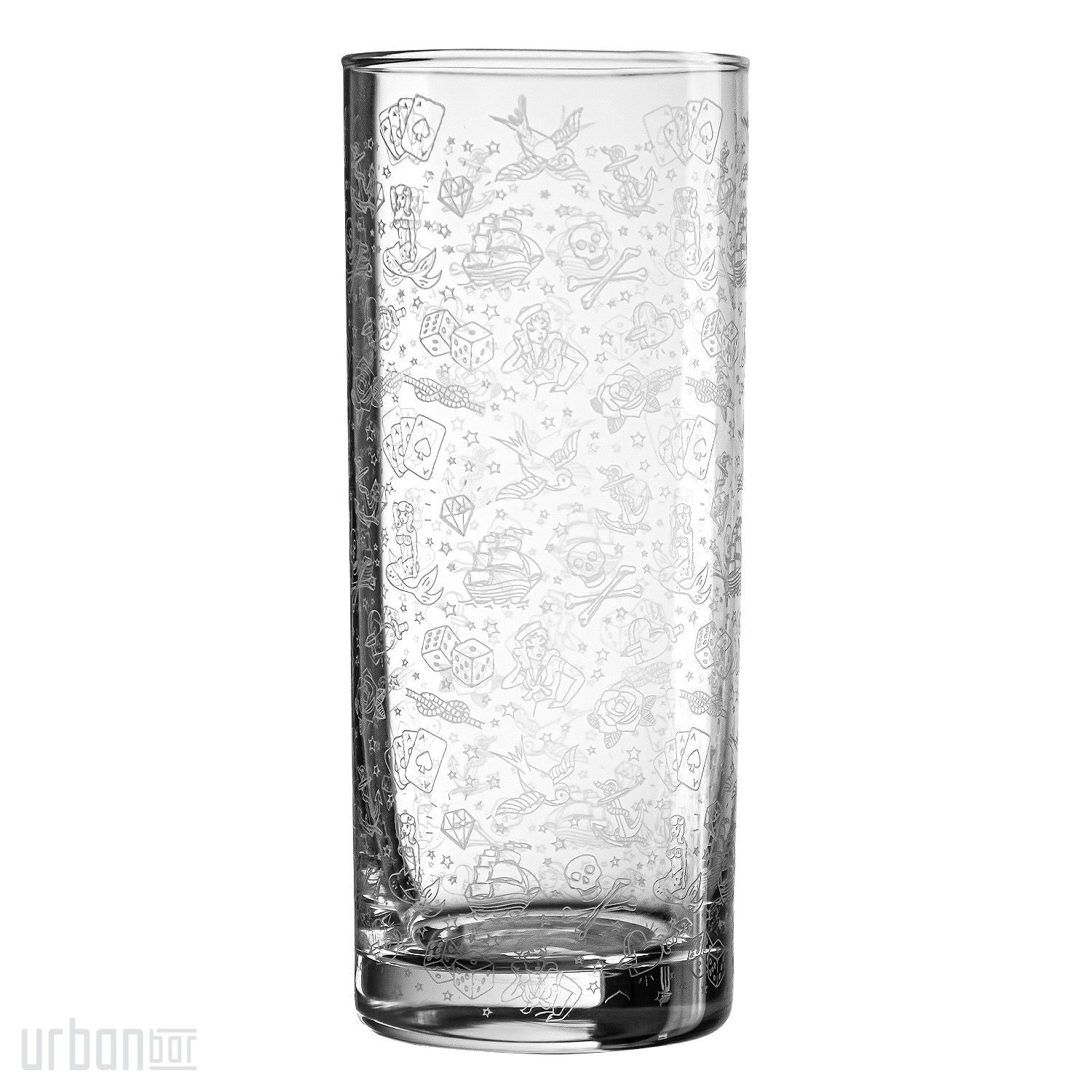 Tattoo Highball Glass 30cl