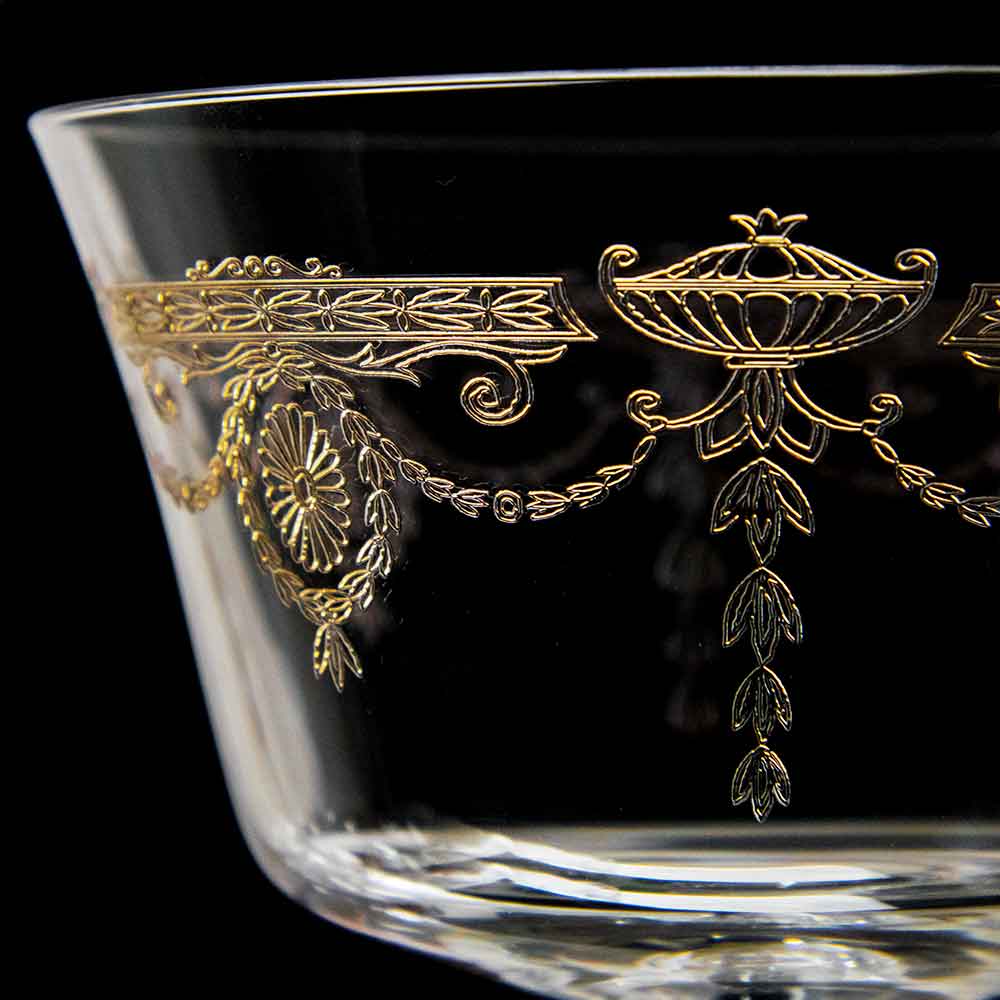 1890 Gold Fizz Cocktail Glass Coupe 20cl