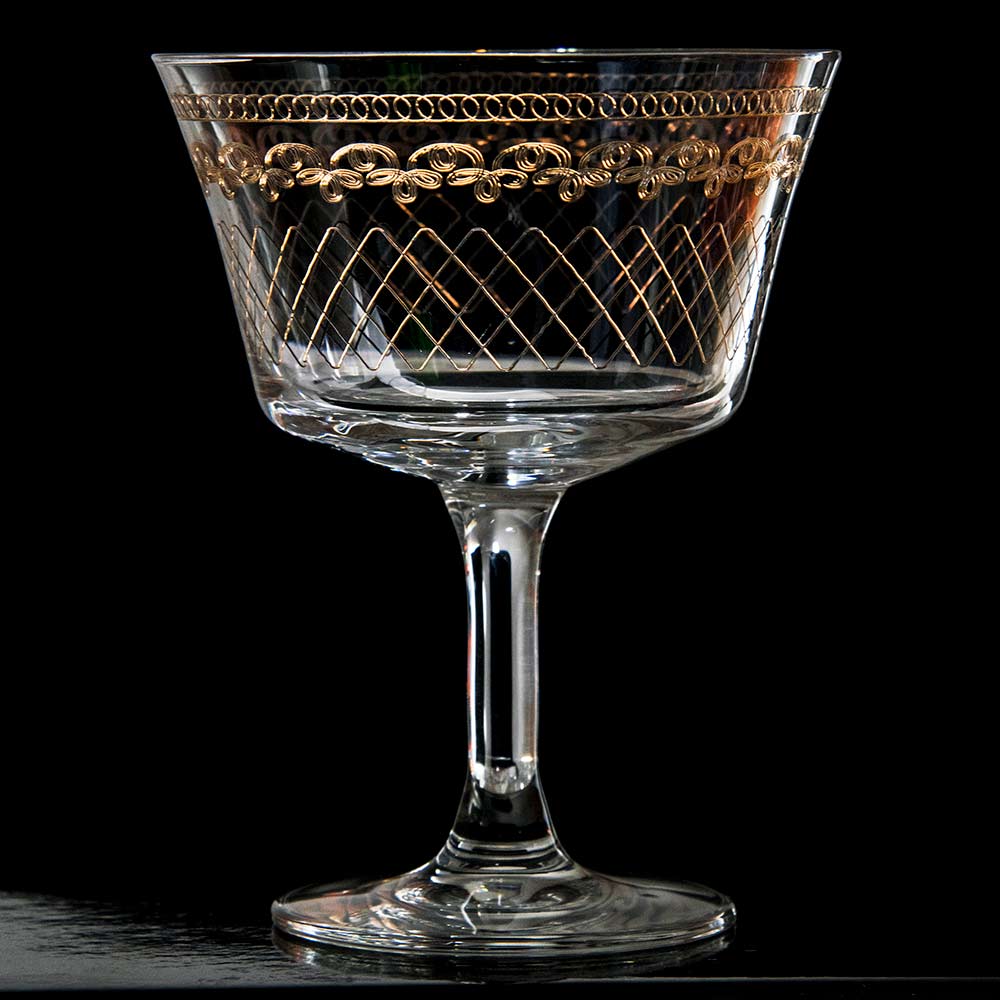 1910 Fizz Gold Cocktailglas Coupe 20cl