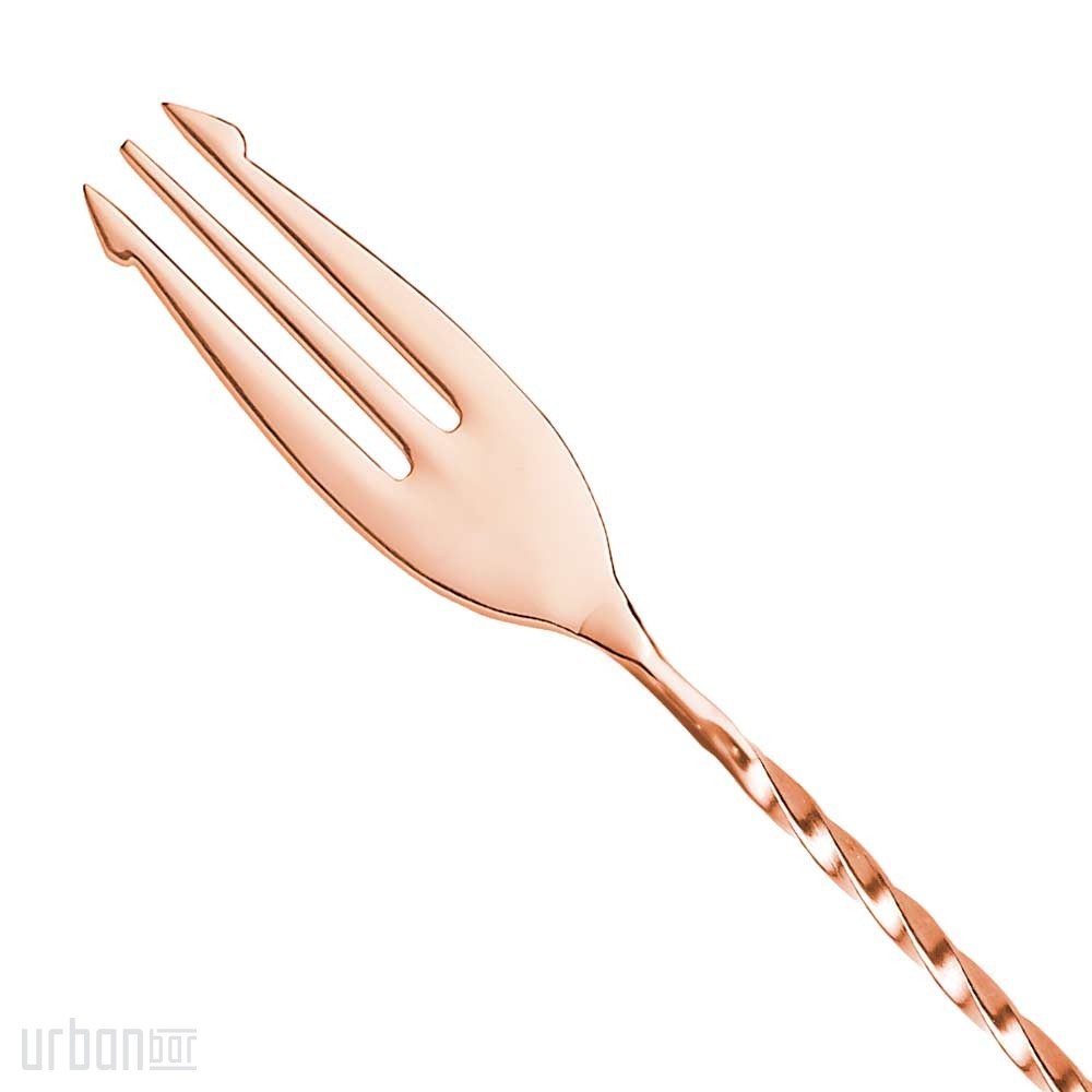Copper Trident Bar Spoon 30cm