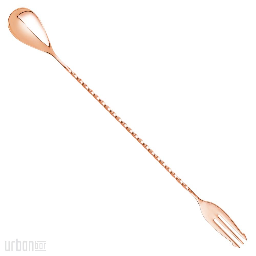 Copper Trident Bar Spoon 30cm