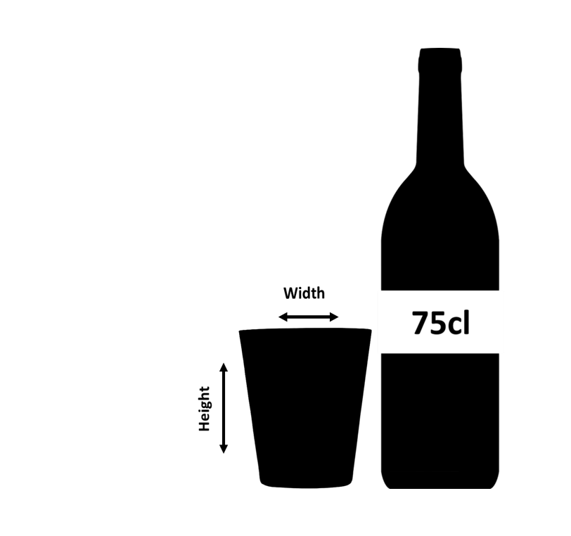 Vaso saboreador de hielo de 34 cl