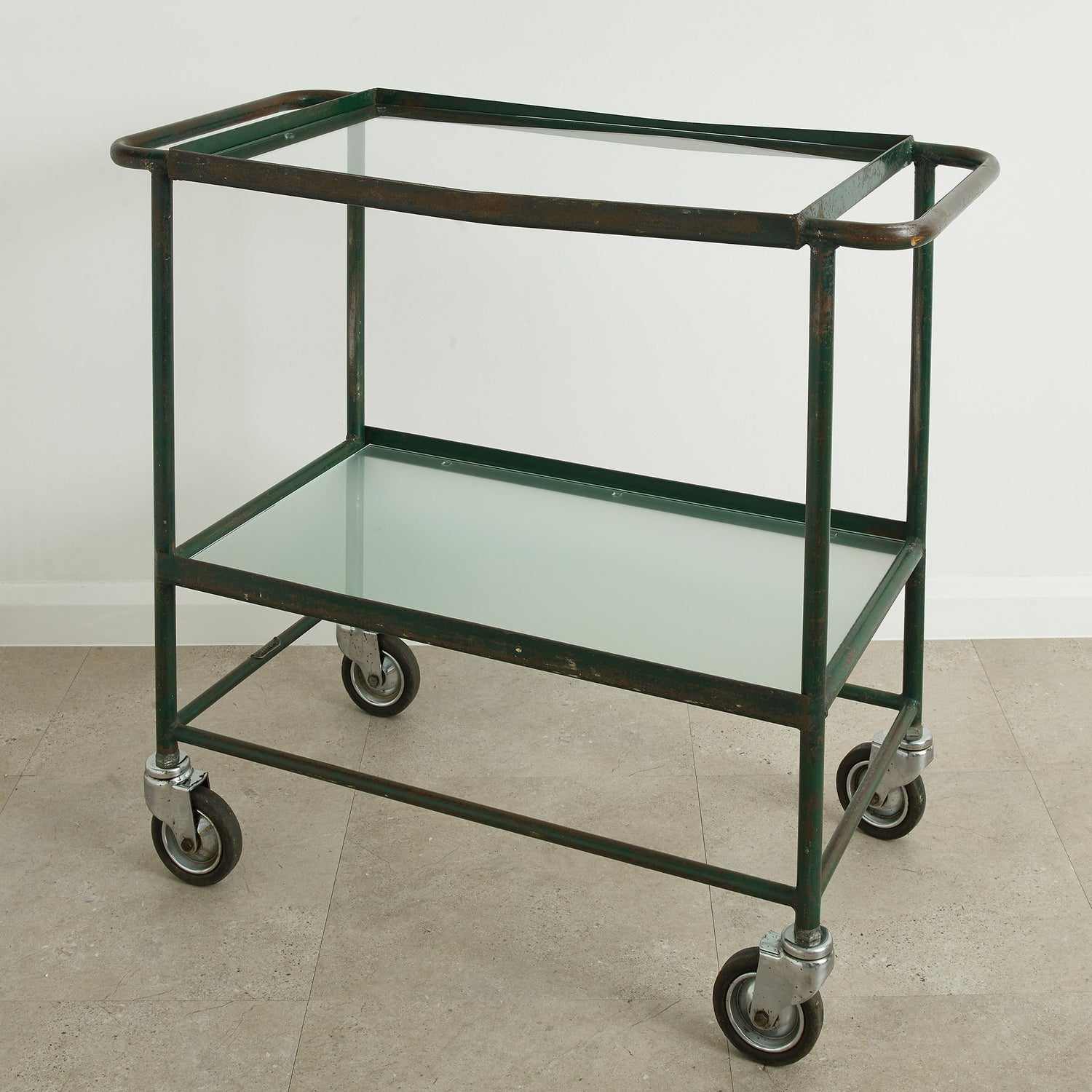 Geest Industrial Trolley  1950's- Green