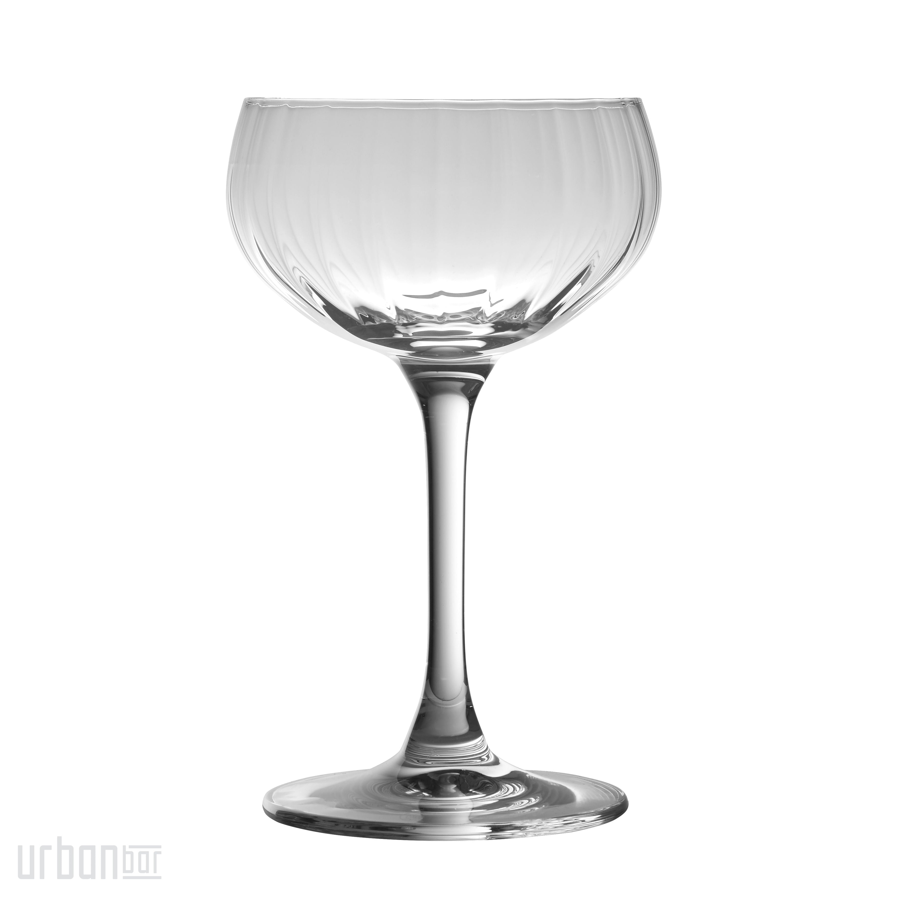 Retro Optic Champagne Glass Coupe 21cl- Box 4